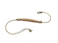 Bracciale Dalla Bona Donna Fiorentino in Oro giallo Diamante BR MICROGRANA DBM